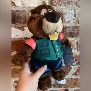 Disney Parks 2025 Zootopia 2 Nibbles Maplestick Beaver 12” Plush Toy NEW